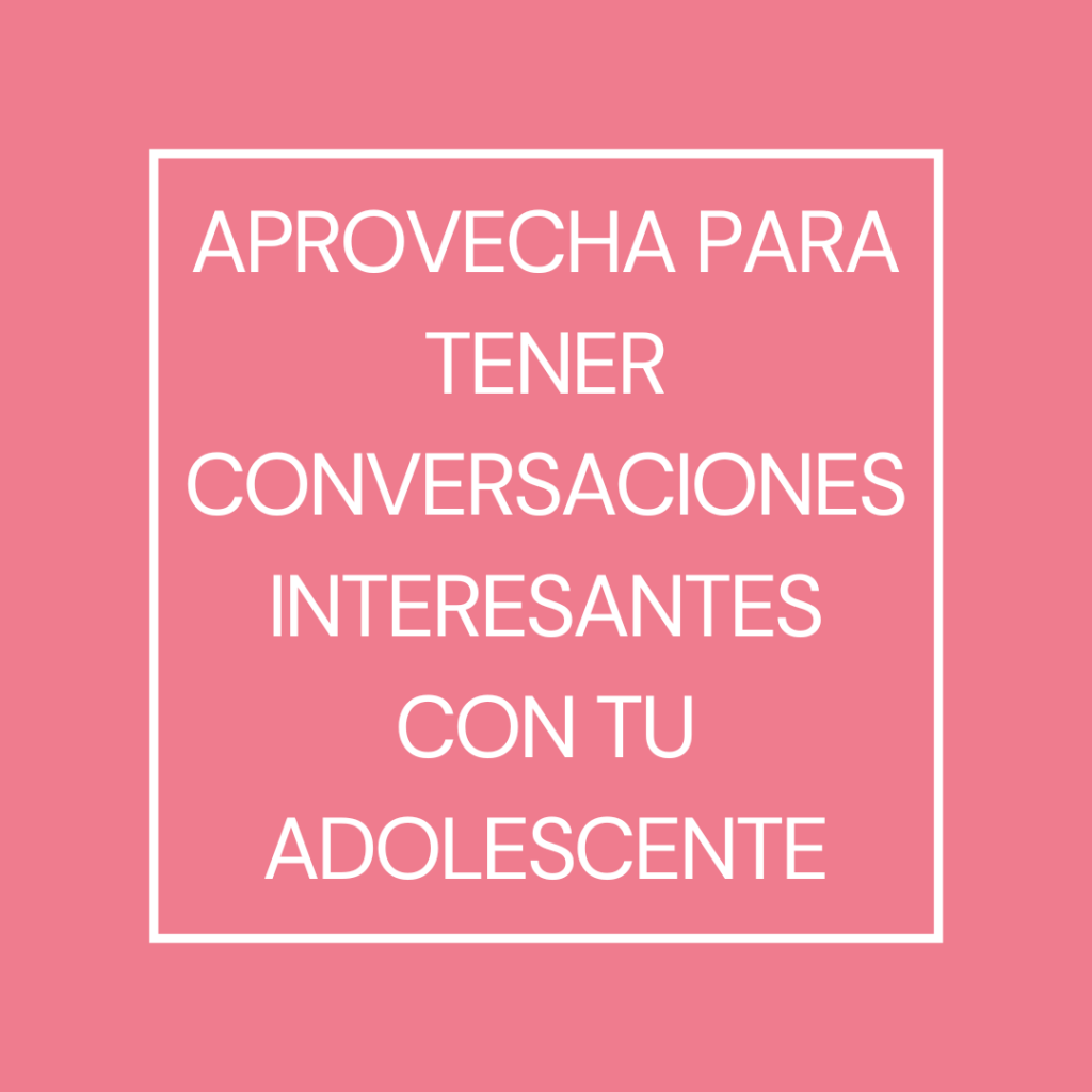 Cuando queremos hablar a un adolescente sobre un tema de importancia debemos contar con que oponga algo de resistencia